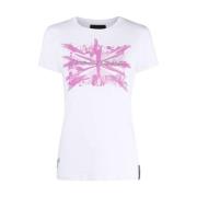 T-Shirt, Klieke Stijl John Richmond , White , Dames