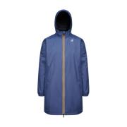 Eiffel 3.0 Warme Regenjas K-Way , Blue , Unisex