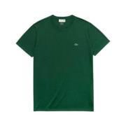 Crew Neck T-Shirt Lacoste , Green , Heren