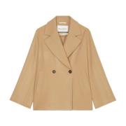 Caban jas relaxed Marc O'Polo , Beige , Dames