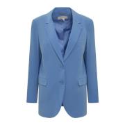 Blauwe Blazer voor Vrouwen Michael Kors , Blue , Dames