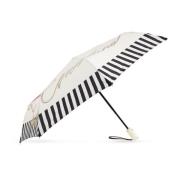 Paraplu met logo Moschino , Beige , Unisex