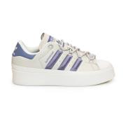 Grijze Platform Sneakers voor Vrouwen Adidas Originals , White , Dames