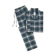 Groene katoenen flanellen tartan pyjama's Brooks Brothers , Green , He...