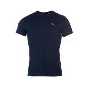 T-Shirts Barbour , Blue , Heren