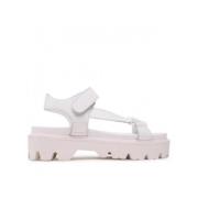 Moderne Witte Sandalen Blauer , White , Dames