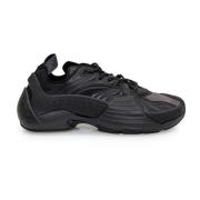 Zwarte Lage Sneakers voor Mannen Lanvin , Black , Heren