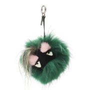 Pre-owned Fur key-holders Fendi Vintage , Green , Dames