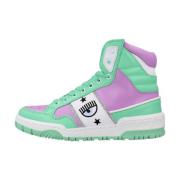 Stijlvolle Vetersneakers Chiara Ferragni Collection , Green , Dames