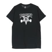 T-Shirts Thrasher , Black , Heren