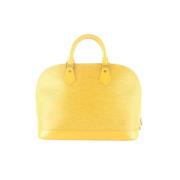 Pre-owned Leather louis-vuitton-bags Louis Vuitton Vintage , Yellow , ...