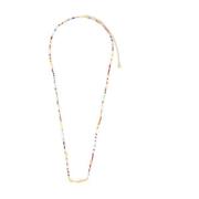 Multicolor Kralen Buikketting Sporty & Rich , Multicolor , Dames