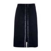 Pre-owned Fabric bottoms Yves Saint Laurent Vintage , Black , Dames