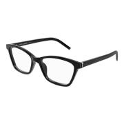 Zwarte brillenframes Saint Laurent , Black , Unisex