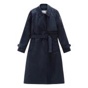 Zomer Trenchcoat in Donkerblauw Woolrich , Blue , Dames