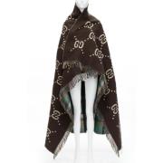 Pre-owned Wool scarves Gucci Vintage , Green , Dames