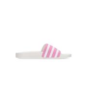 Bliss Pink Slippers voor Dames Adidas , White , Dames