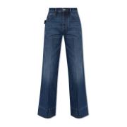 Straight leg jeans Bottega Veneta , Blue , Dames