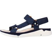 Stijlvolle platte sandalen voor vrouwen Clarks , Blue , Dames