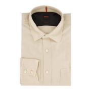 Casual Beige Overhemd Hugo Boss , Beige , Heren