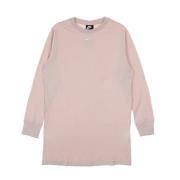Essential Dress - Streetwear Collectie Nike , Pink , Dames
