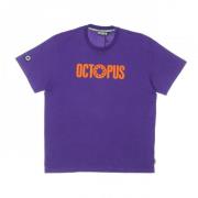 T-Shirts Octopus , Purple , Heren