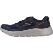 Flex Overlay Stijlvolle Sneakers Skechers , Blue , Heren