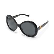 Zwarte zonnebril met originele accessoires Dolce & Gabbana , Black , D...