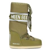 Khaki VeterWinterlaarzen Moon Boot , Green , Dames