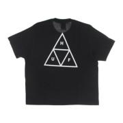 Ontspannen T-shirt met Triple Triangle Design HUF , Black , Dames