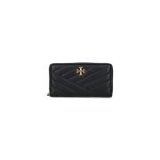 Zwarte Continentale Portemonnees Tory Burch , Black , Dames