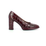 Hoge Hakken Leren Pumps Wonders , Red , Dames