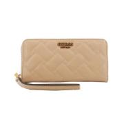 Elegant Zip Wallet Guess , Beige , Dames