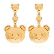 Oorbellen met teddyberenkop Moschino , Yellow , Dames