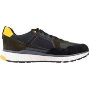 Stijlvolle Dolomia Sneakers voor Mannen Geox , Black , Heren