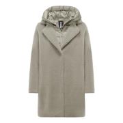 Sherpa Fleece Overjas - Blijf warm en stijlvol BomBoogie , Beige , Dam...