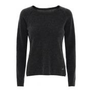 Luxe Cashmere Trui 50068 Btfcph , Gray , Dames