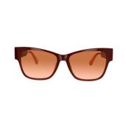 Pre-owned Fabric sunglasses Moncler Pre-owned , Red , Dames