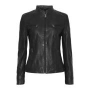 Leren Jas Btfcph , Black , Dames