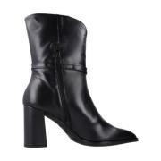 Heeled Boots Wonders , Black , Dames