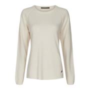 Luxe Cashmere Sweater 50068 Btfcph , Beige , Dames