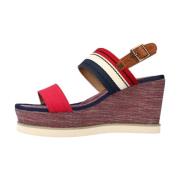 Lona Wedges Refresh , Red , Dames