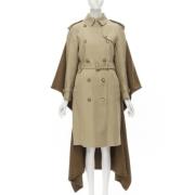 Pre-owned Cashmere outerwear Burberry Vintage , Beige , Dames