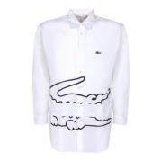 Klassieke Kraag Lange Mouwen Shirt Comme des Garçons , White , Heren