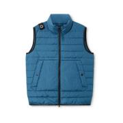 Stormblauwe Gewatteerde Gilet Ma.strum , Blue , Heren