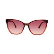 Pre-owned Fabric sunglasses Moncler Pre-owned , Red , Dames