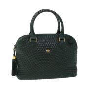 Pre-owned Leather handbags Bally Pre-owned , Green , Dames