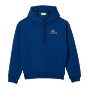 Hoodloze Sweatshirt Lacoste , Blue , Heren