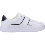 Fw0Fw06859 TH Prep Court Sneaker Tommy Hilfiger , White , Dames