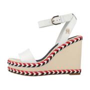 High Heel Sandals Tommy Hilfiger , White , Dames